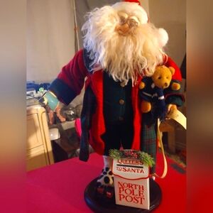 Santa Clause Doll- Checking his list